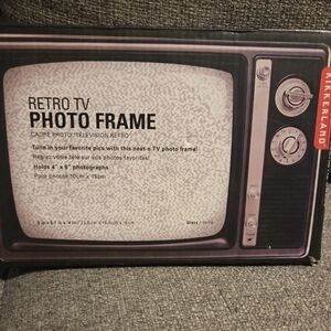 Kirkland Retro Tv Photo Frame 4x6 Picture Frame  New In Box